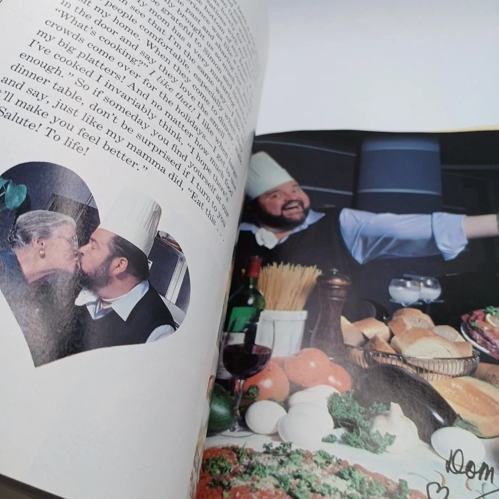 Signed 1st Edition Dom DeLuise Eat This It'll Make You Feel Better Cookbook HC